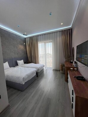 In-room safe, desk, laptop workspace, soundproofing - AS Hotel (Ganja)