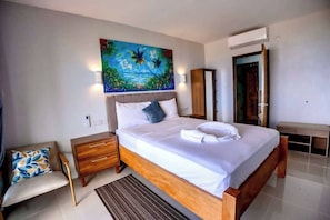 1 bedroom, iron/ironing board, Internet, bed sheets