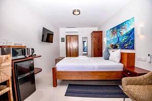 1 غرفة نوم ومكواة/لوح كي وخدمة الإنترنت وملاءات أسرّة