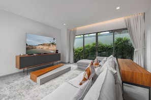 Design Villa, Pool View | Living area