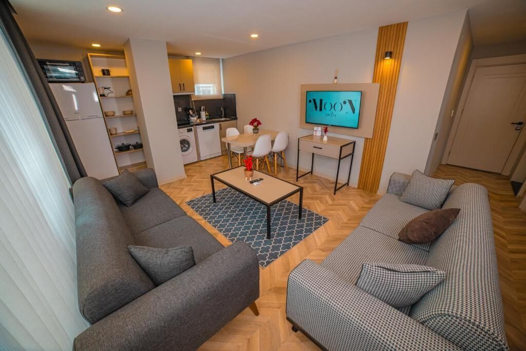 Refrigerador con freezer, horno, placa de cocina, lavavajillas