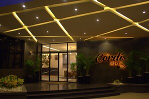 Front of property - evening/night