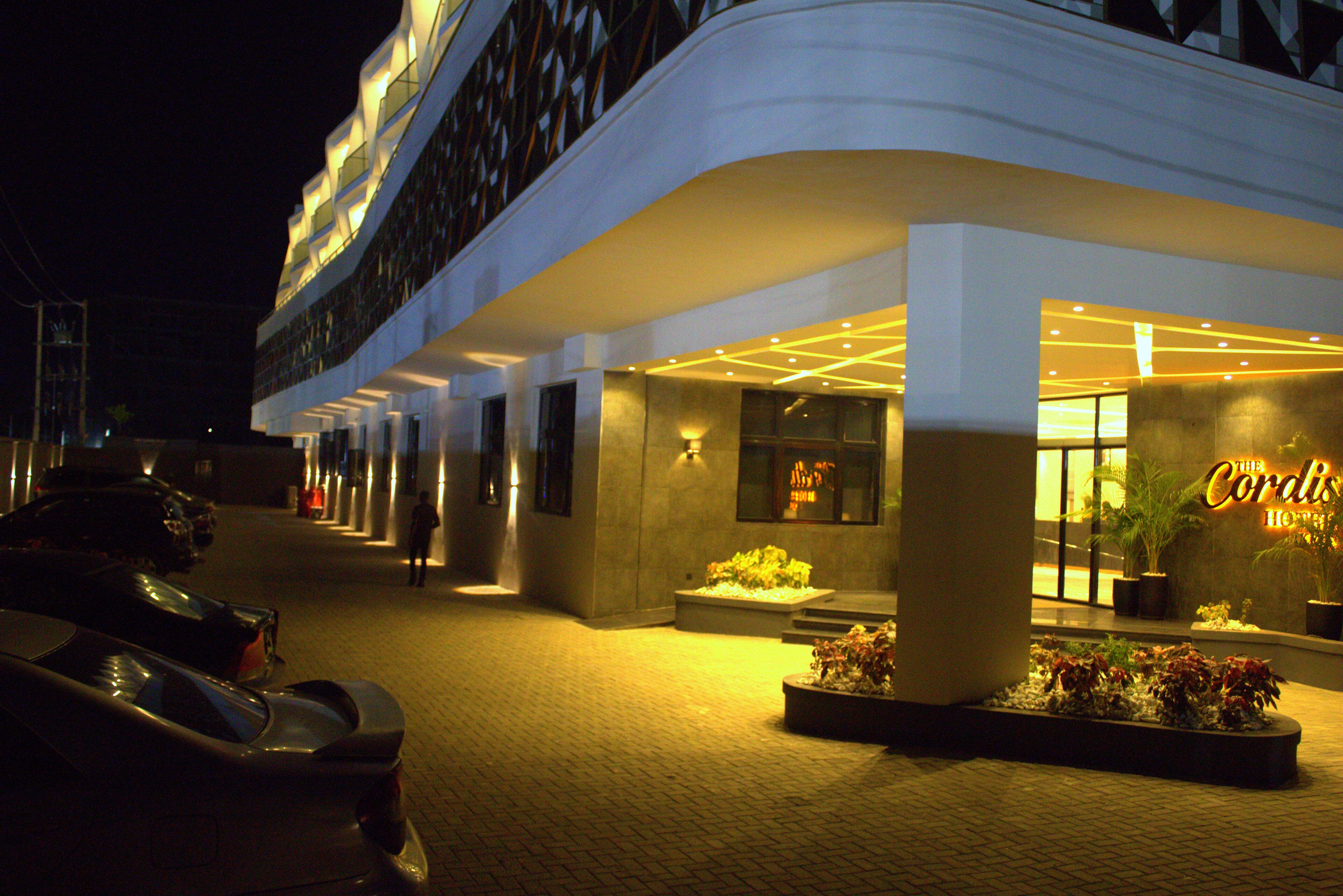 Front of property - evening/night