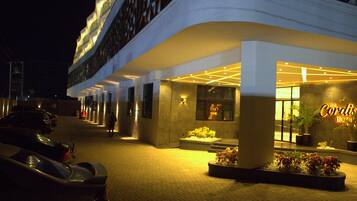 Front of property - evening/night