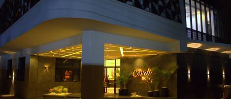 Front of property - evening/night