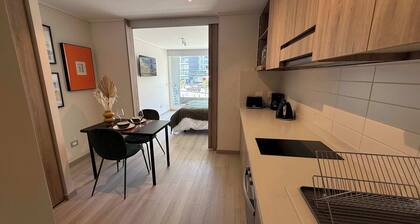 Modern Studio in Las Condes with Gym & BBQ