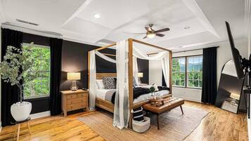 6 makuuhuonetta, silitysrauta/-lauta, Wi-Fi, vuodevaatteet