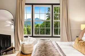 6 bedrooms, in-room safe, desk, iron/ironing board - 6BR Mountain Retreat Near Asheville - Private Pool, Hot Tub, Theater - 18 Guests (Candler)