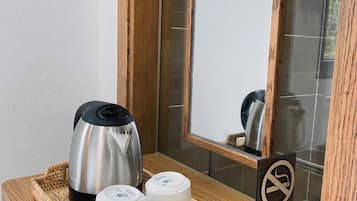Dobbeltrom – panorama, ikke-røyk, aircondition | Blendingsgardiner, wi-fi (inkludert) og sengetøy