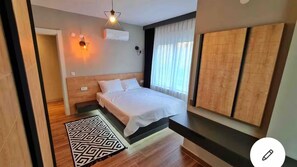 Grand Apartment, 2 Bedrooms, Balcony | Laptop workspace, soundproofing, iron/ironing board, free WiFi - Sun Suite (Antalya)