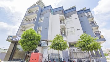 Overnatningsstedets facade