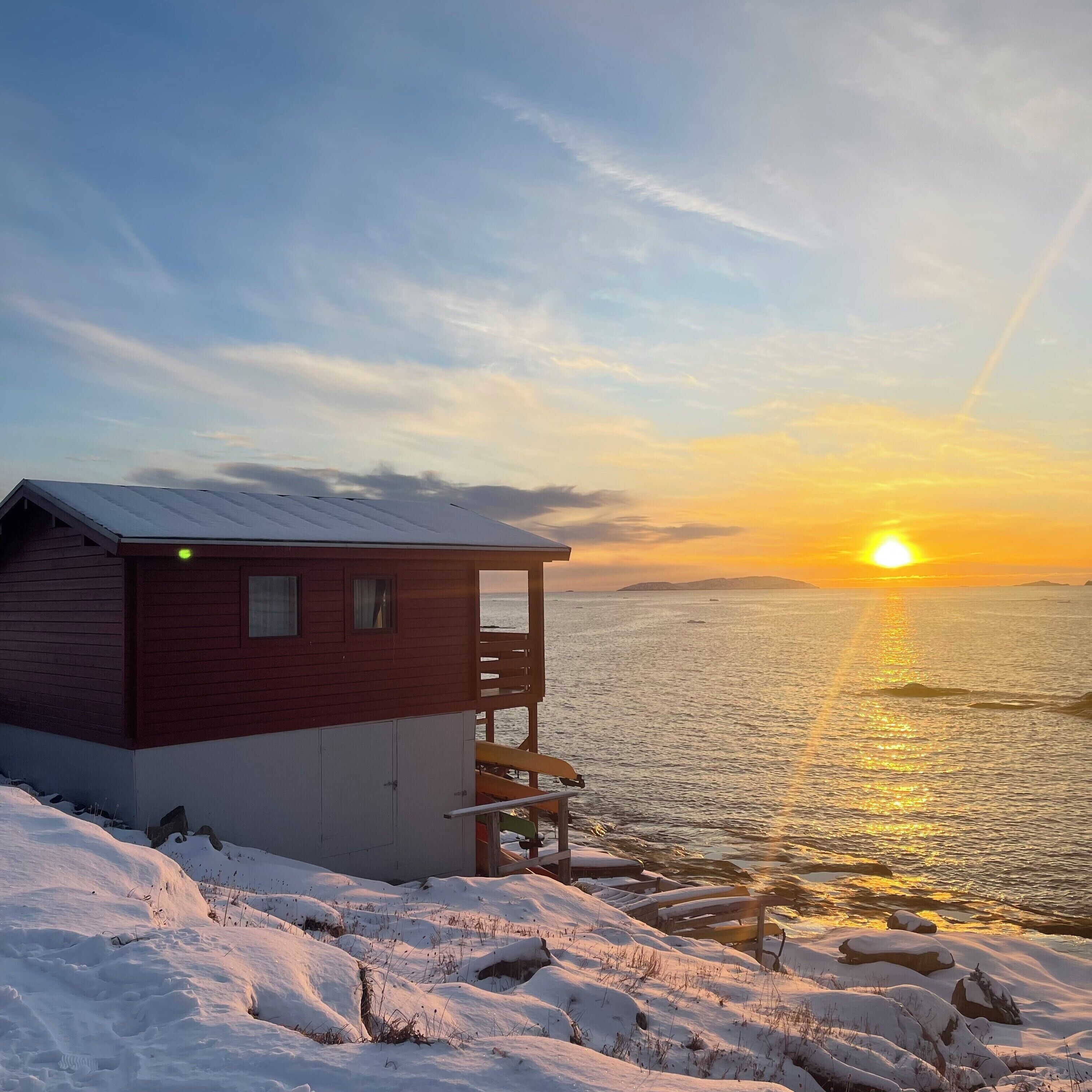 Vista frontal de la propiedad