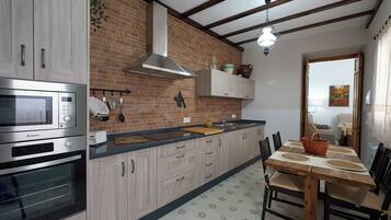 Microwave, oven, stovetop