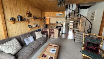 Televisión, chimenea