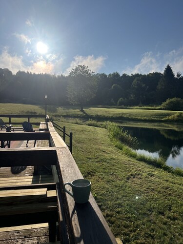 Wyman’s Willow. Home on sprawling property with a pond, hiking & wildlife.