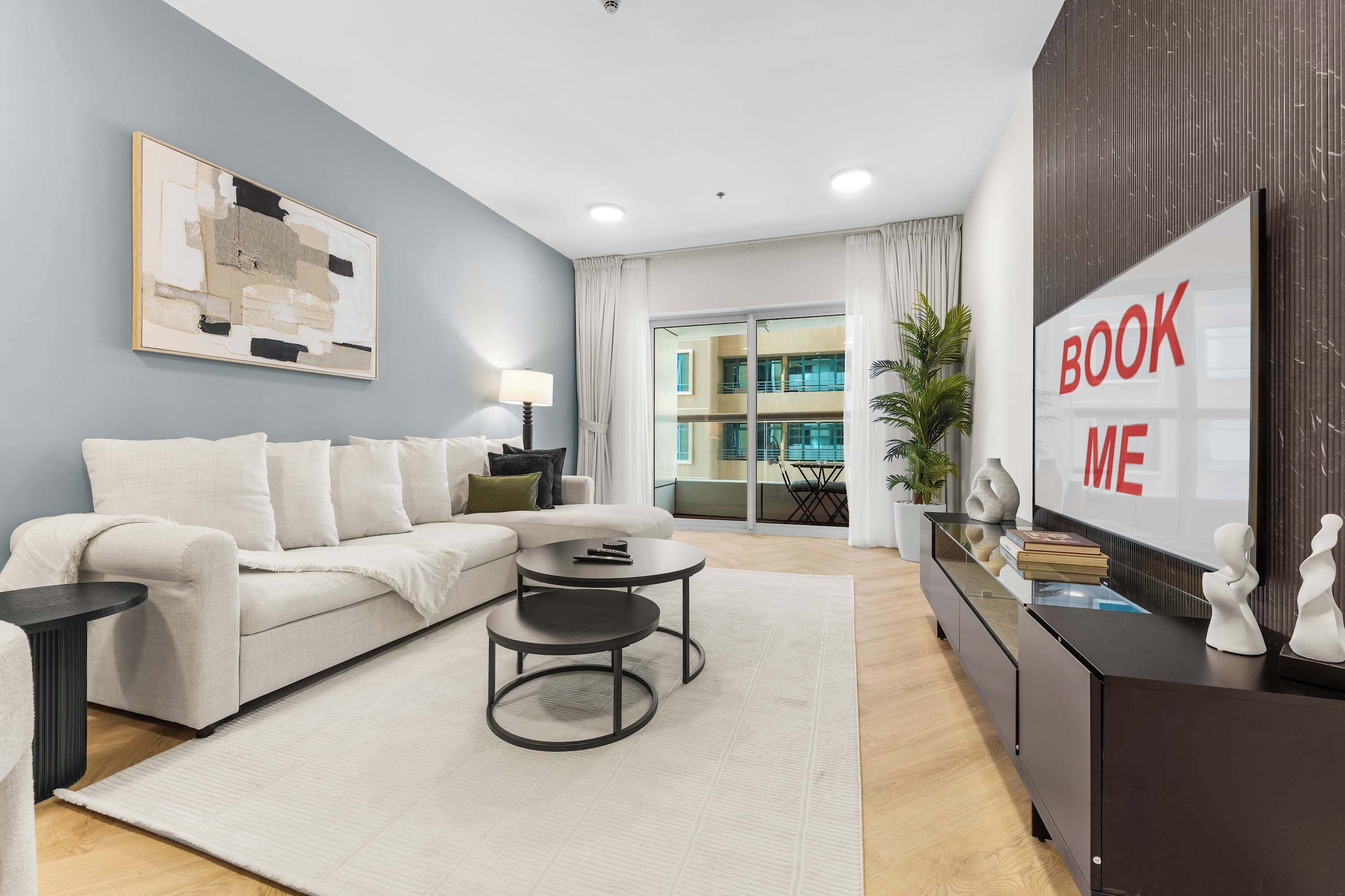 Stayshort - Cozy Dubai Marina Stay With Private Balcony Sleeps 2 - 두바이 마리나