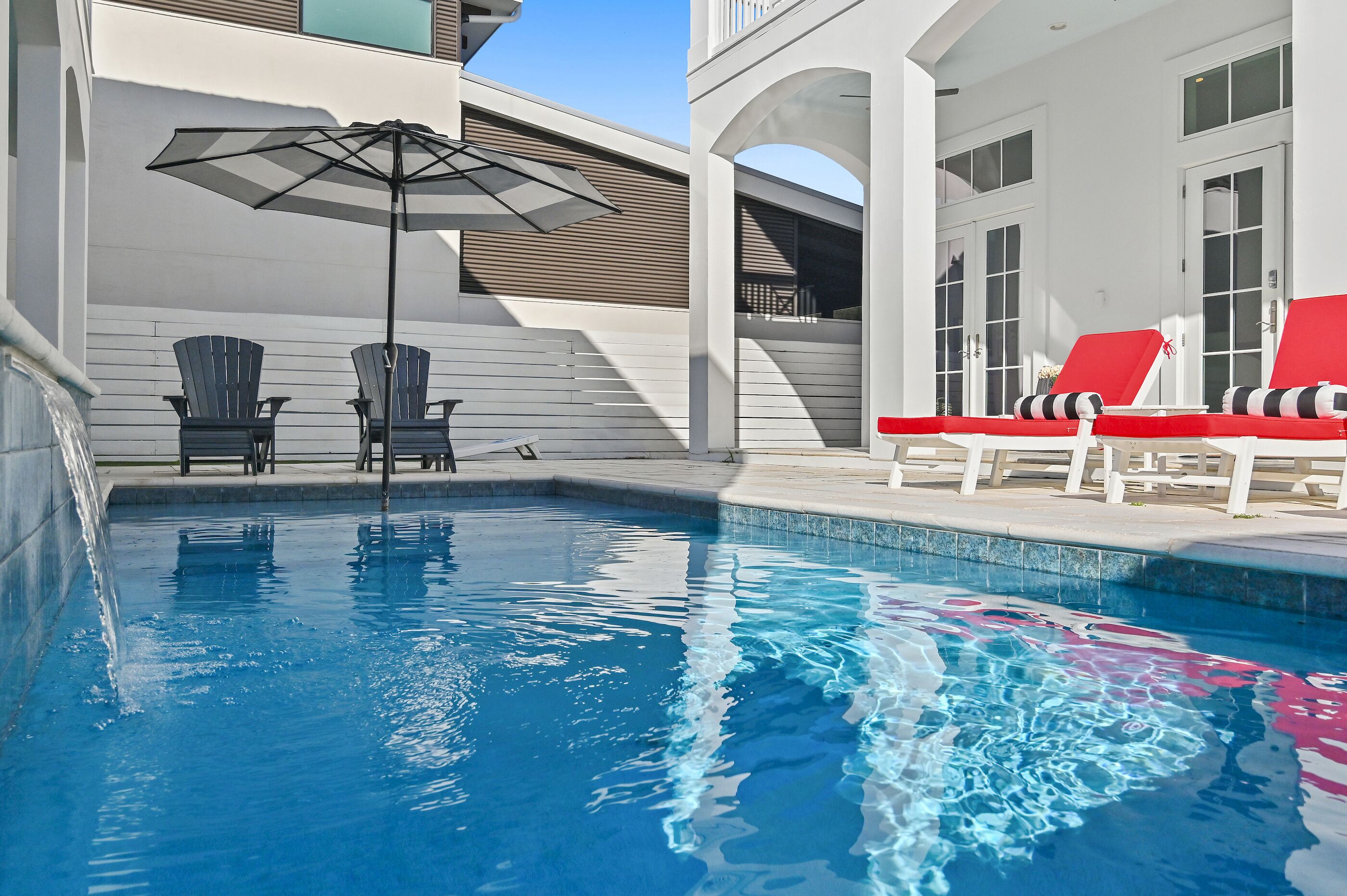 Et oppvarmet basseng