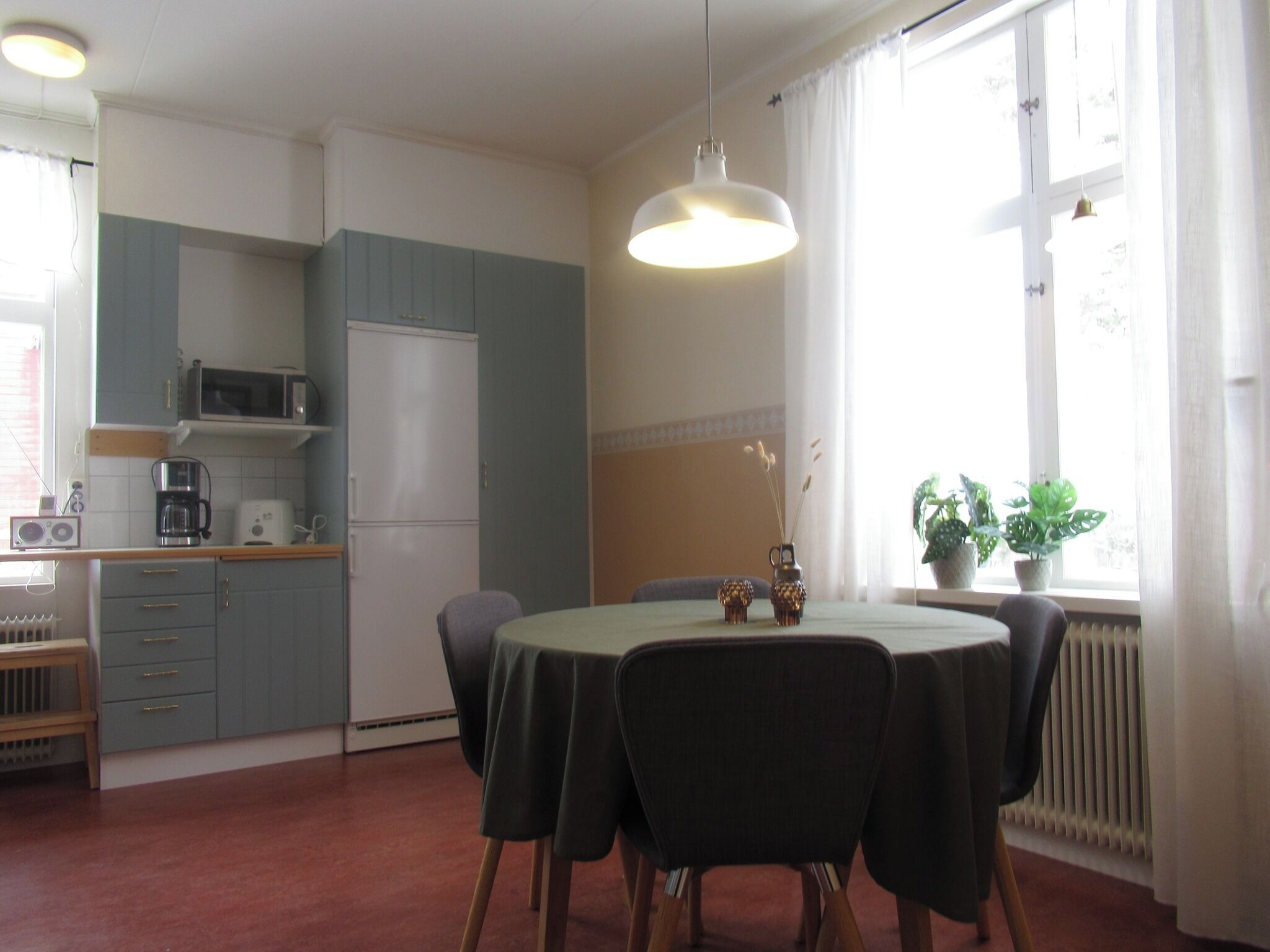 Leilighet – comfort, 2 soverom, kjøkken, utsikt mot høyde | Eget kjøkken | Kaffetrakter/tekoker og vannkoker