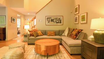 TV connectée, cheminée