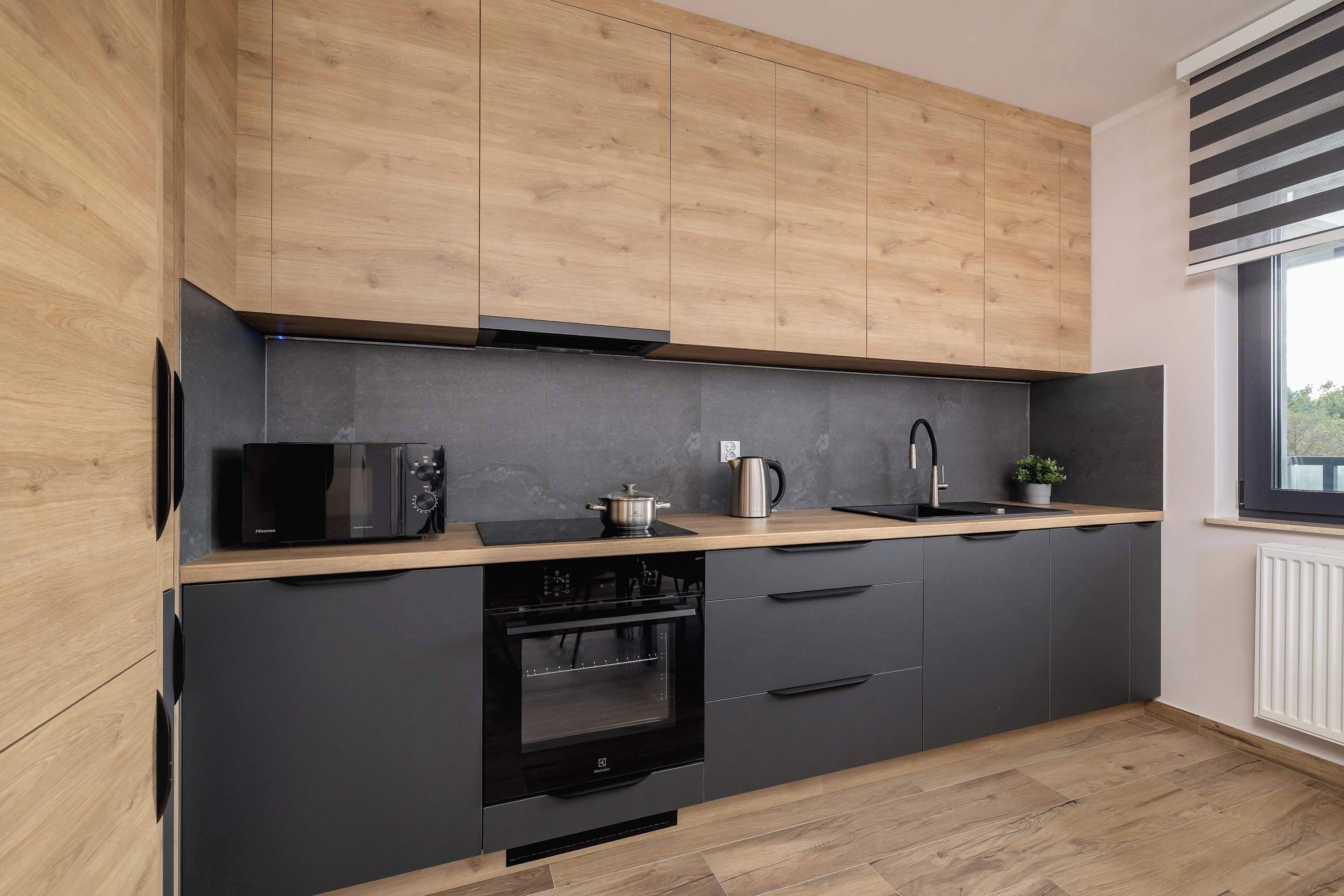 ثلاجة، ميكروويف، فرن، موقد طهي مسطح