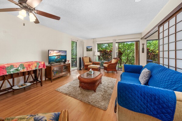 Condo, 2 Bedrooms | Living area | Smart TV - Big Island Paniolo Club 114 2 Bedroom Condo (Waikoloa)