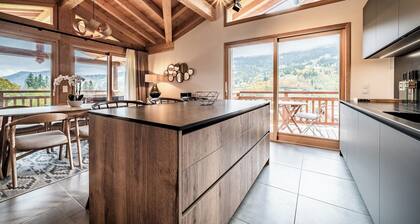 Ardelle - alpine duplex with hot tub, Les Gets