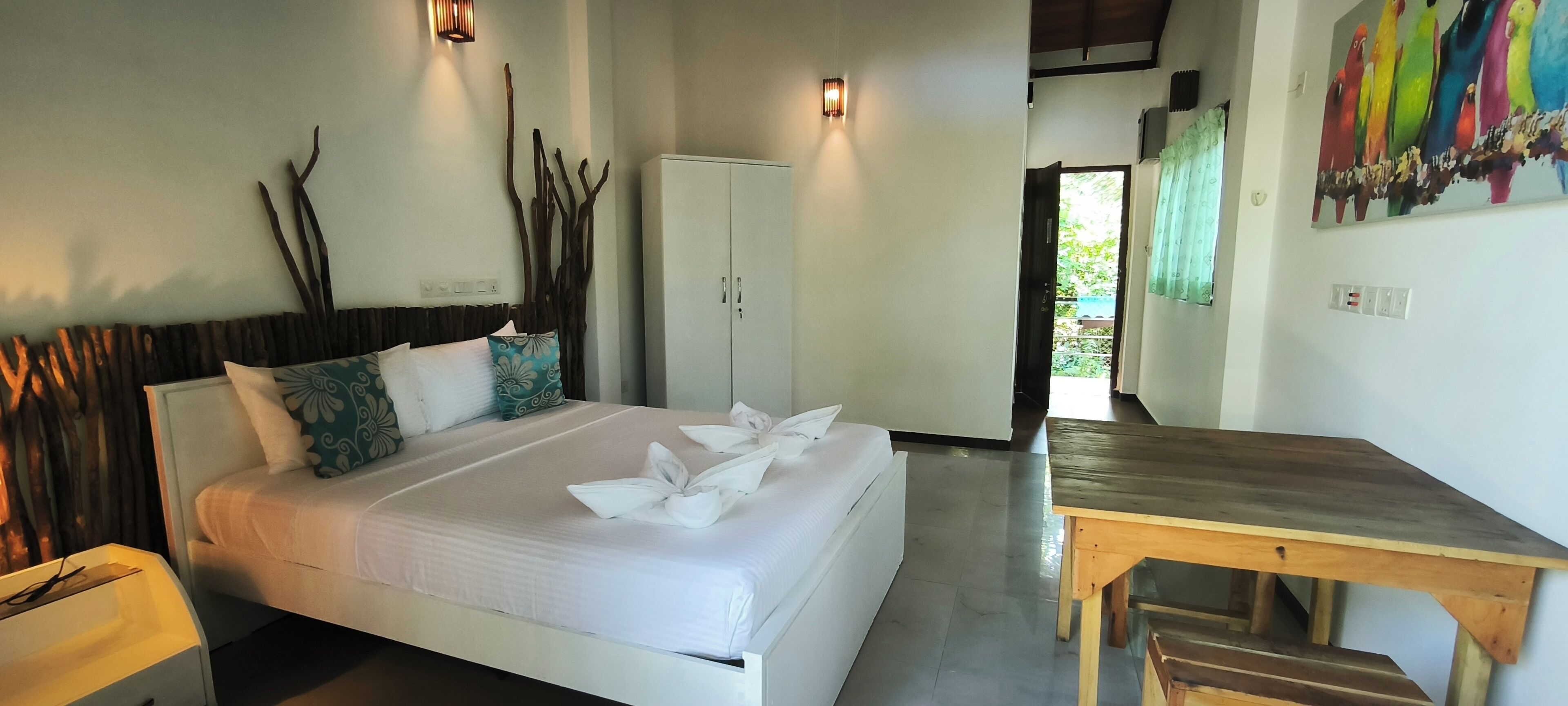 豪華雙人房, 陽台, 花園景觀 | 免費無線上網