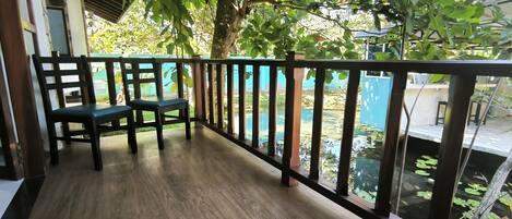 Deluxe Double Room, Balcony, Garden View