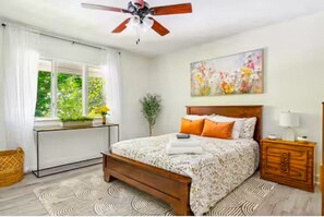 2 habitaciones, tabla de planchar con plancha, wifi y ropa de cama 