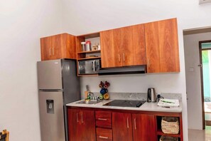 Microwave, coffee/tea maker