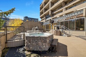 Terrace/patio - Brand New Listing! True Ski-in/ski-out studio, 1 bath (Breckenridge)