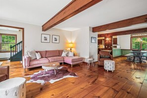 House, Multiple Beds (Fern and Fox Chalet) | Living area - Fern and Fox Chalet (Killington)