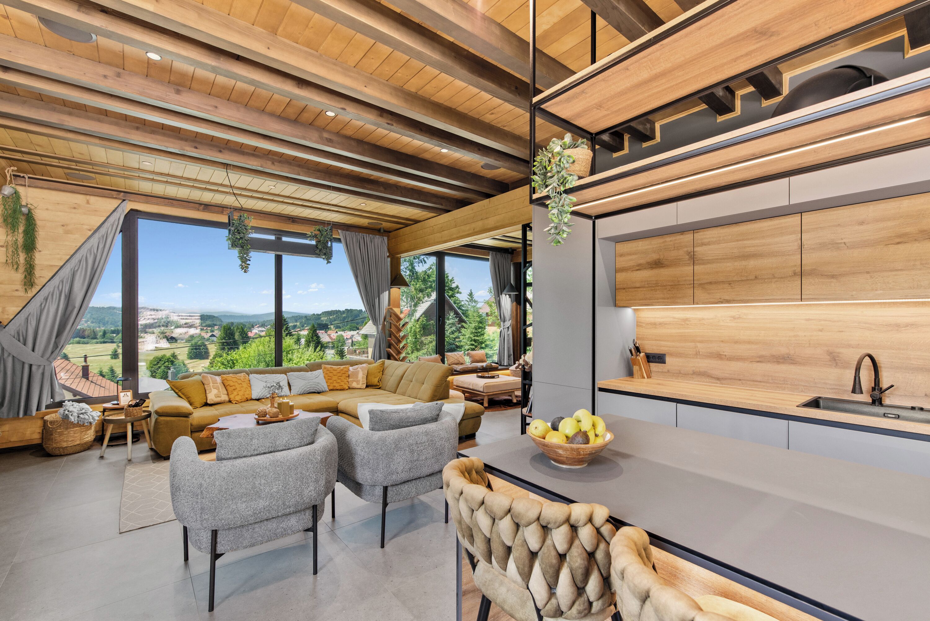 Smart TV, fireplace, video games, table tennis