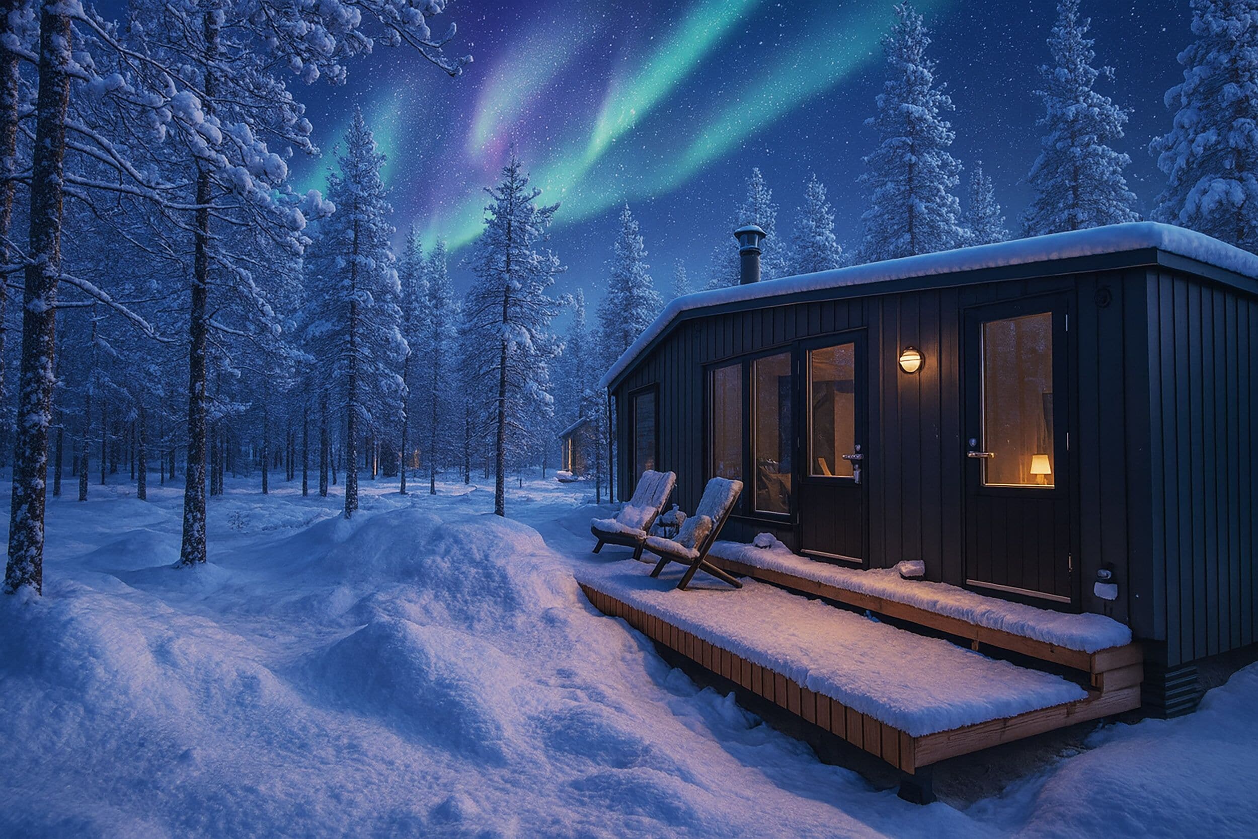 Superior chalet, terras, uitzicht op vallei | Terras