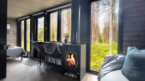 Peis og oppvarmet gulv