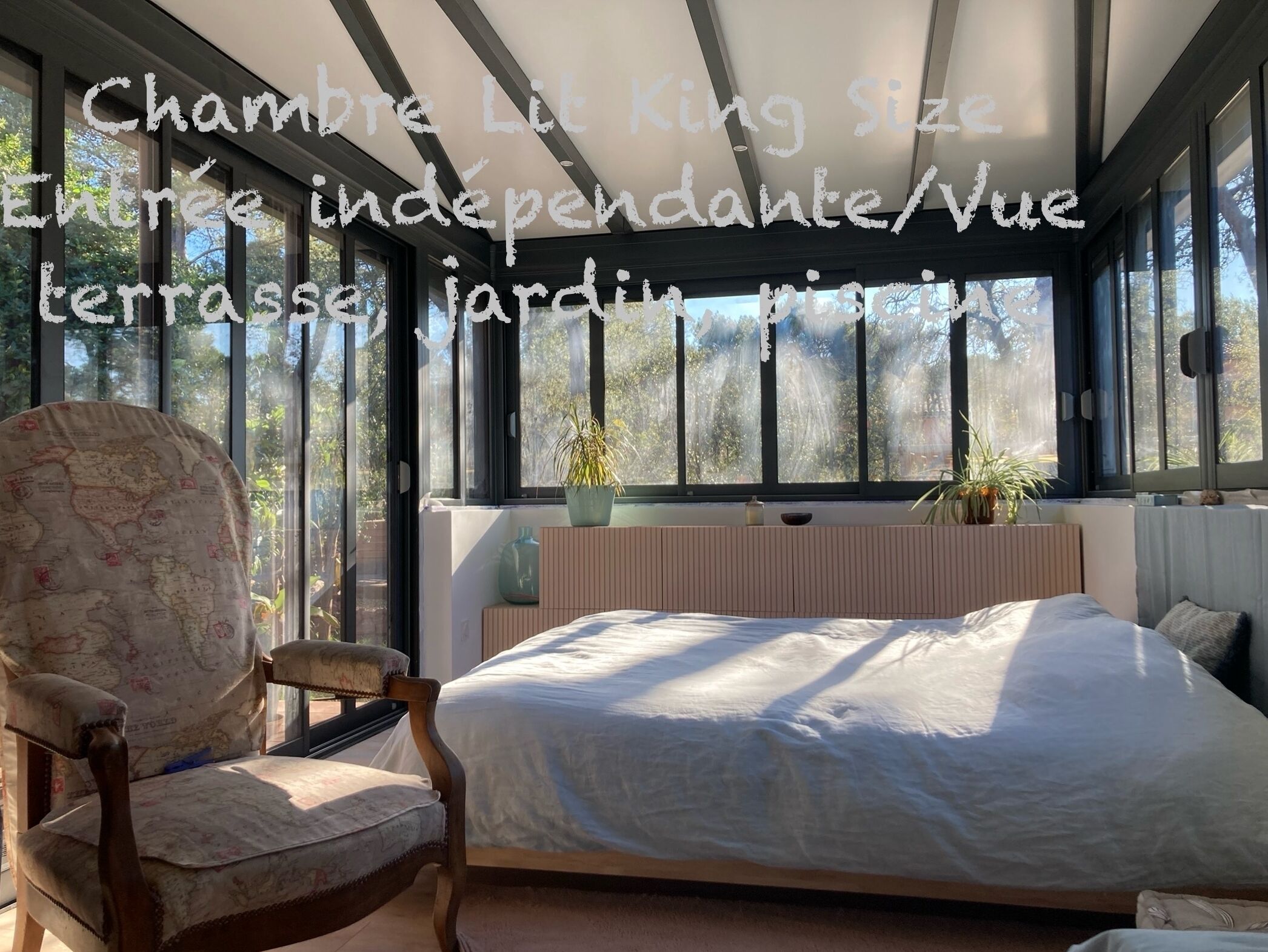 4 chambres, bureau, lit parapluie, Wi-Fi gratuit