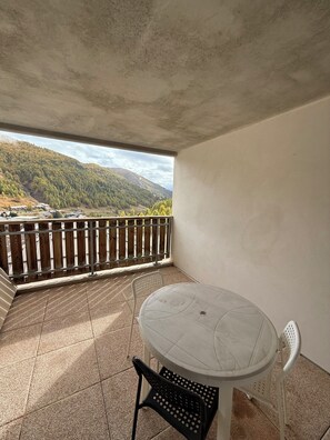 Outdoor dining - Apartment 300m from the slopes (Allos)