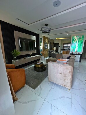 Interior - ChiChi’s Pad…
Newly built 3-bedroom apartment in enchanting Lagos with AC