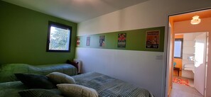 2 chambres, Wi-Fi gratuit, draps fournis