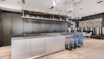 Luxury Villa, Multiple Beds, Pool Access, City View (Villa Kaleida) | Private kitchen