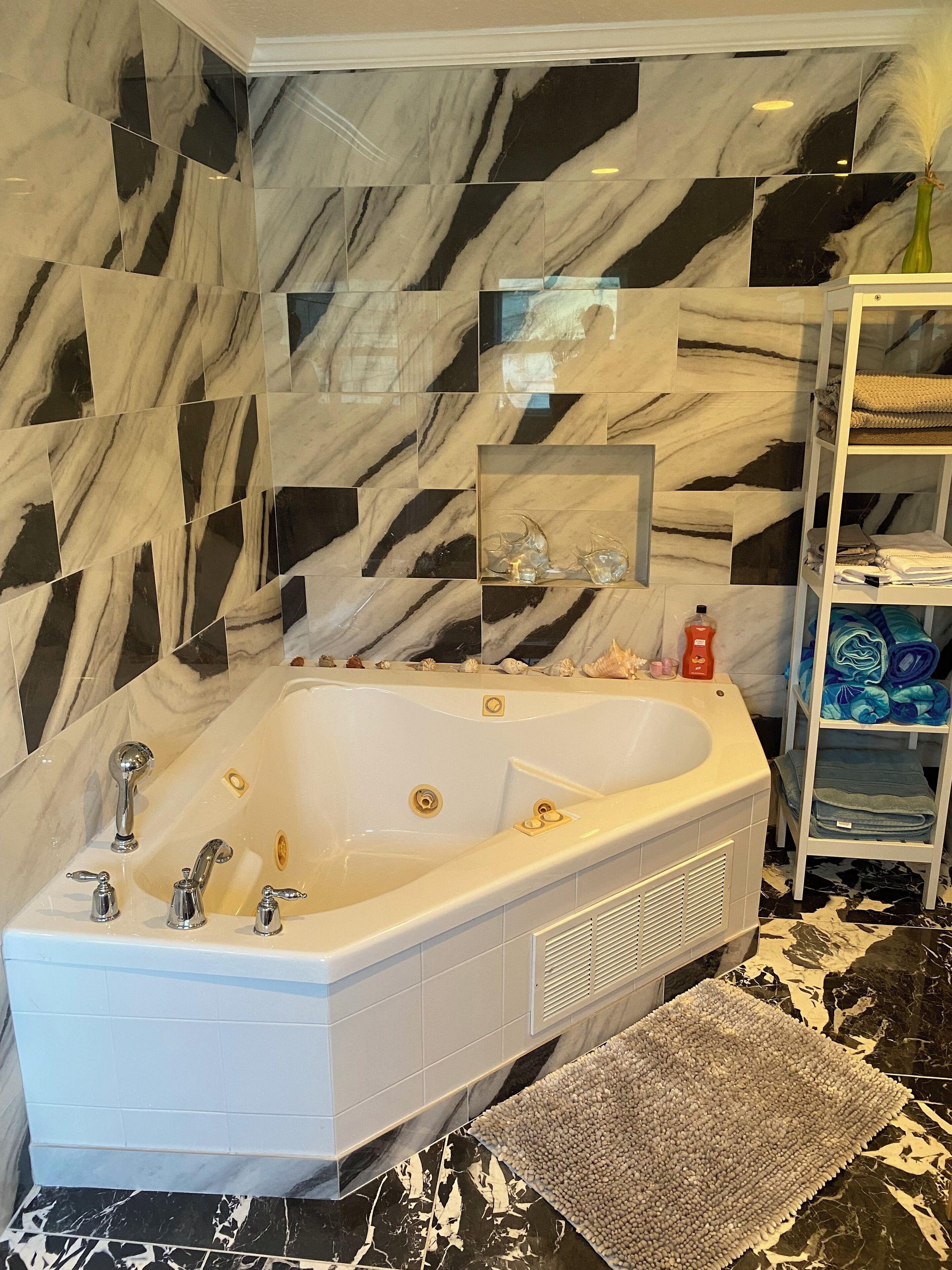 Dusj, boblebad, hårføner og bidé