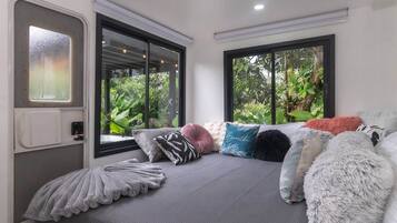 2 bedrooms, in-room safe, iron/ironing board, WiFi