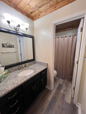 Towels, soap, toilet paper