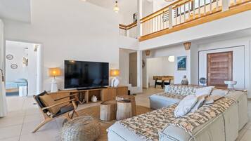 Ferienhaus, Meerblick | Wohnbereich