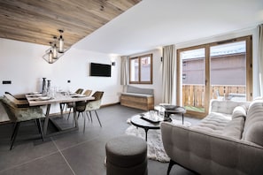 Living area - Luxury apartment - Tignes Val Claret (Tignes)