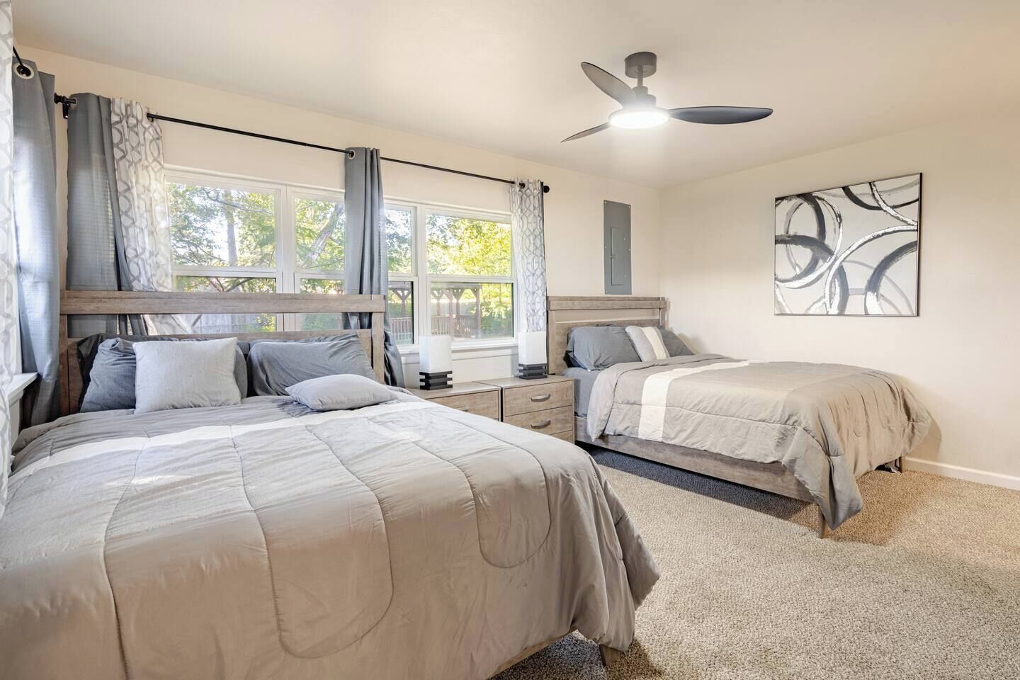 4 sovrum, gratis wi-fi och sängkläder