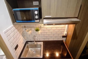 Frigorífico y microondas