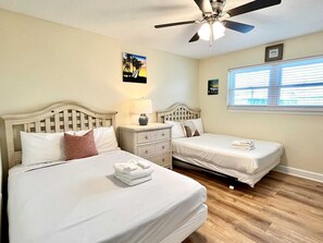 2 bedrooms, iron/ironing board, WiFi, bed sheets - Beachside Comfort | Steps to Sand + Heated Pool (Gulf Shores)