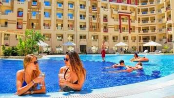 Studio, 1 Bedroom, Accessible, Smoking | Pool | Indoor pool