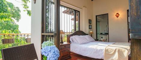 Chambre Double Classique, balcon, vue montagne | Terrasse/Patio